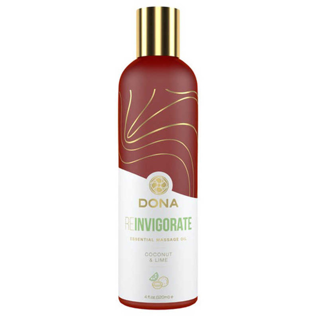 Массажное масло Dona с ароматом кокоса и лайма (120 мл)