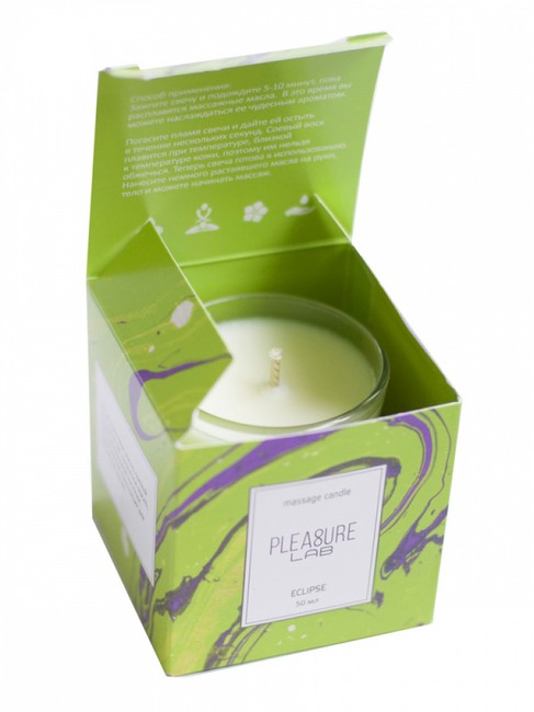 Массажная свеча Pleasure Lab Eclipse (аромат цитрусовых и хвои)