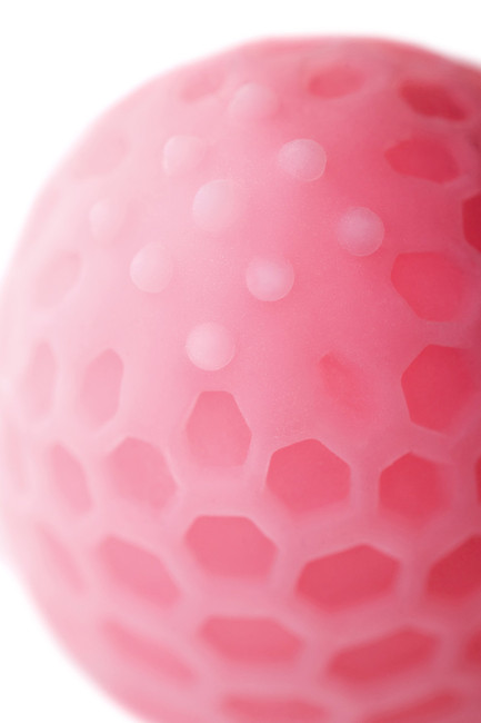 Мастурбатор A-TOYS PUFL, розовый, ТРЕ, 6 см ø 2,7 см