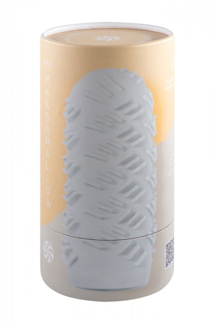 Двухсторонний мастурбатор закрытого типа MARSHMALLOW MAXI JUICY WHITE