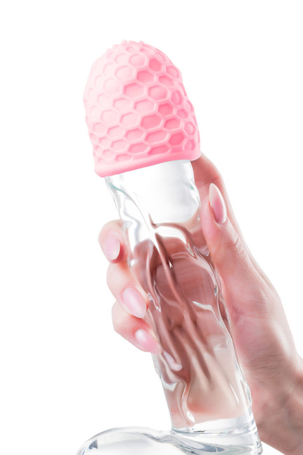 Мастурбатор A-TOYS PUFL, розовый, ТРЕ, 6 см ø 2,7 см