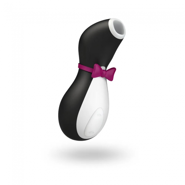 Вакуум-волновой бесконтактный стимулятор клитора Satisfyer PRO Penguin NEXT GENERATION (11 режимов , черный с белым )