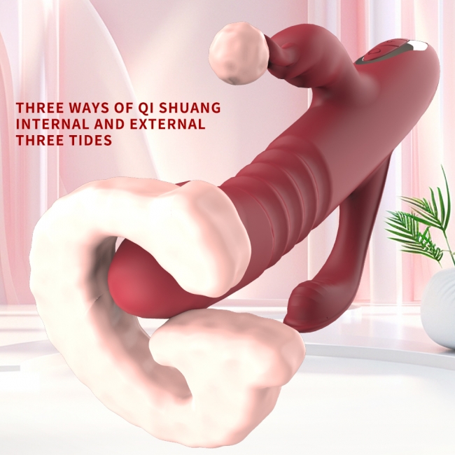 Анально-вагинально-клиторальный вибратор Rosyland