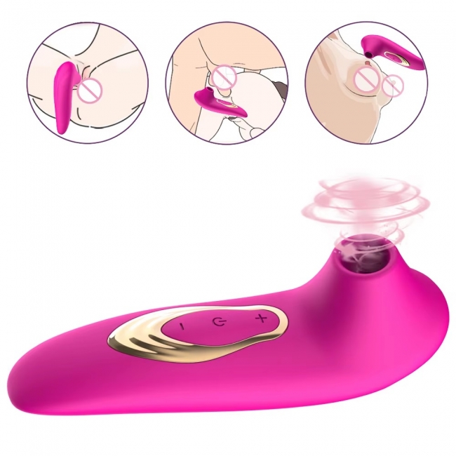 Миниатюрный вакумный стимулятор Rosyland розовый