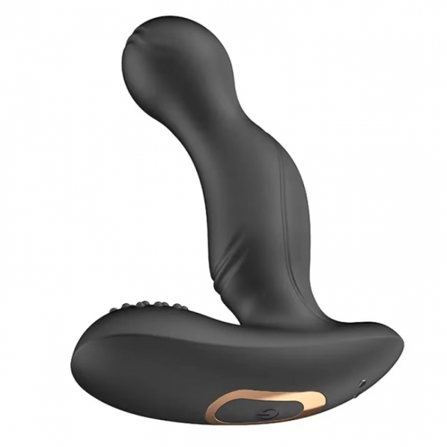 Массажер простаты с вибрацией и движущейся головкой Rosyland Anal Plug