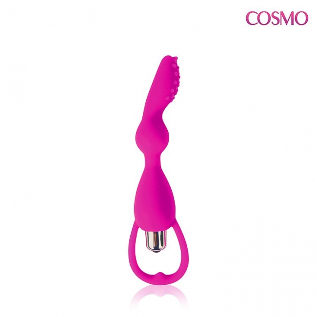 Вибромассажёр цвет розовый, L 140 мм D 25x34 мм COSMO