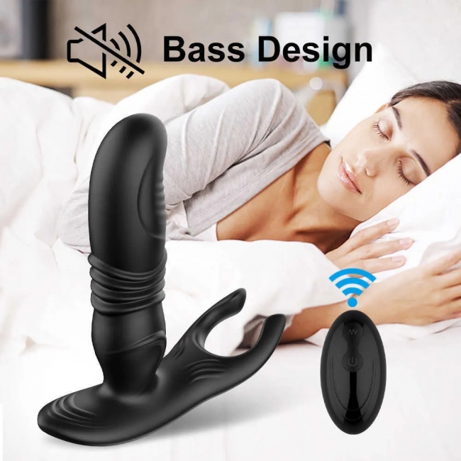 Телескопический массажер простаты с дистанционным управлением Rosyland