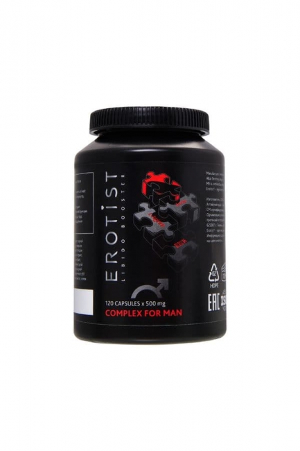 Erotist COMPLEX FOR MAN капсулы мужские для потенции, 120 шт