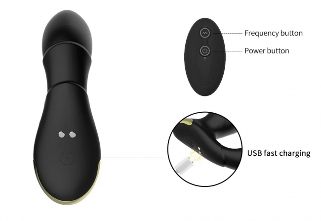 Беспроводной Телескопический вибратор для ануса с дистанционным управлением Массажер простаты Rosyland