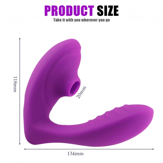 Вибратор вакуумный для  девушек Rosyland