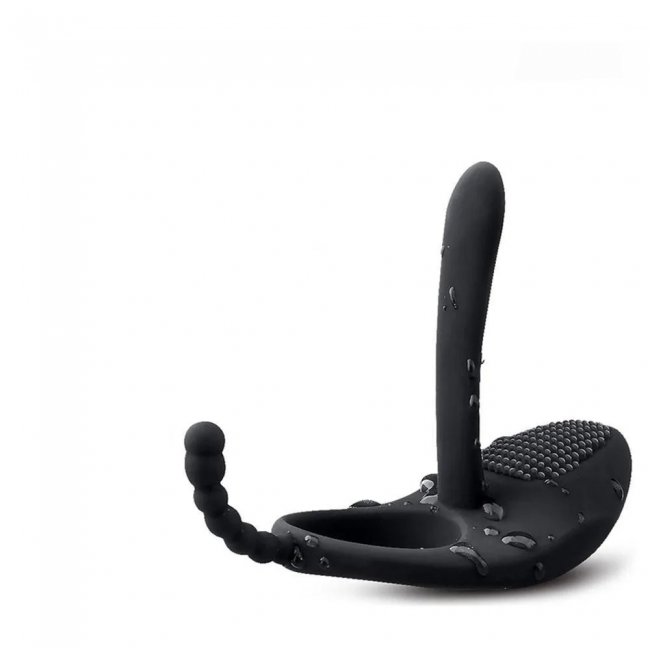 Вибрирующее эрекционное кольцо с дополнительной стимуляцией Rosyland