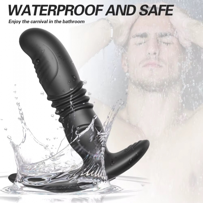 Телескопический массажер простаты с дистанционным управлением Rosyland