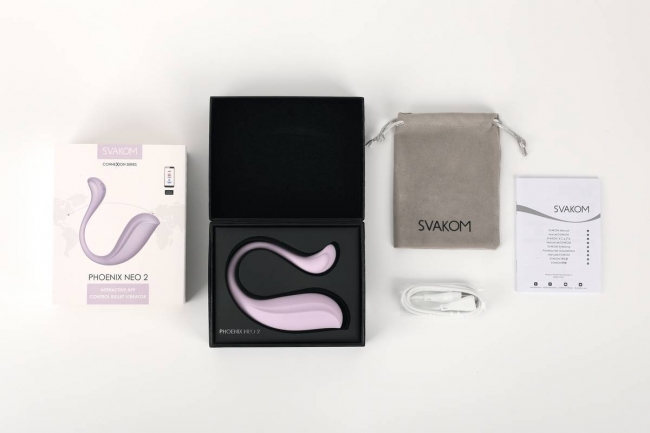 Интерактивный вибромассажер Phoenix Neo 2 SVAKOM, лиловый
