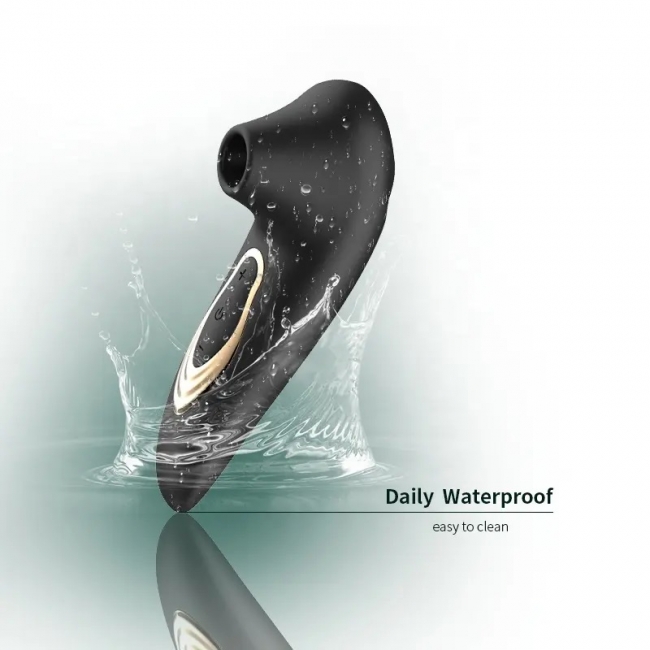 Миниатюрный вакумный стимулятор Rosyland черный