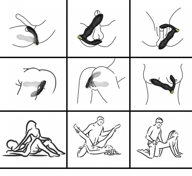 Беспроводной Телескопический вибратор для ануса с дистанционным управлением Массажер простаты Rosyland