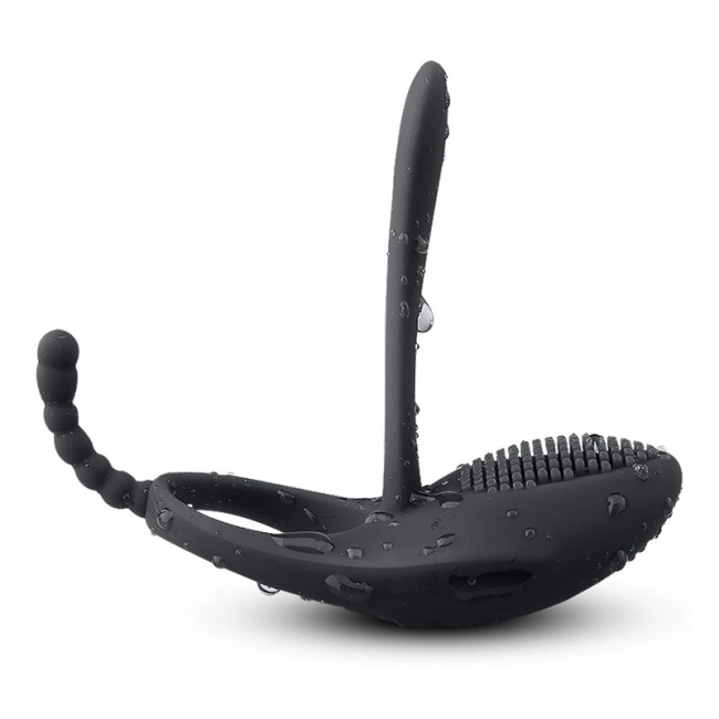 Вибрирующее эрекционное кольцо с дополнительной стимуляцией Rosyland