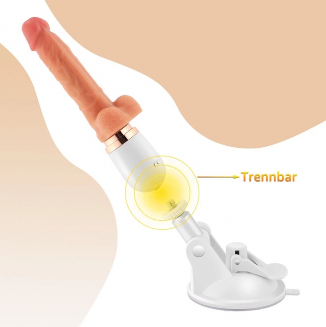 Телескопический вибратор с эффектом проникновения ThrustXperience