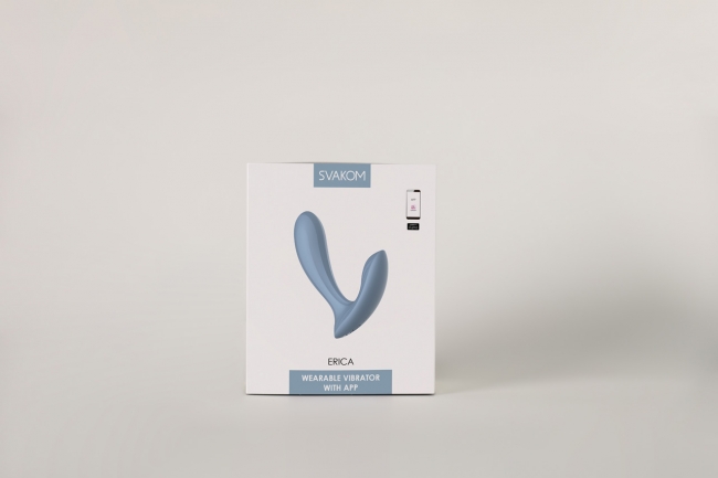 Интерактивный вибромассажер Erica  /без коробки/