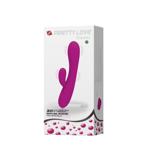 Мощный небольшой вибратор Pretty Love Victor (30 режимов)