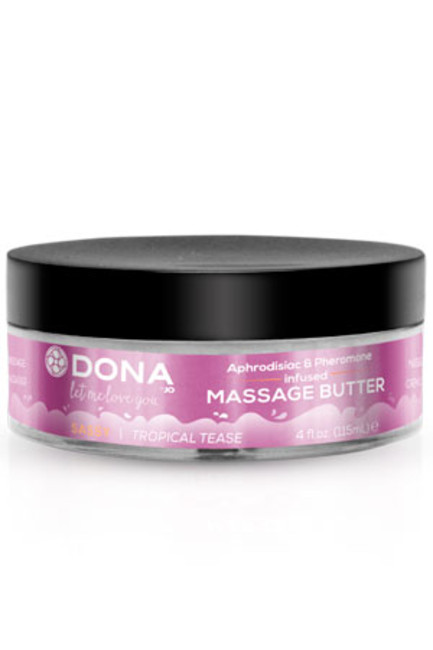 Увлажняющий крем-масло для массажа DONA Massage Butter Sassy Aroma - Tropical Tease 115 мл