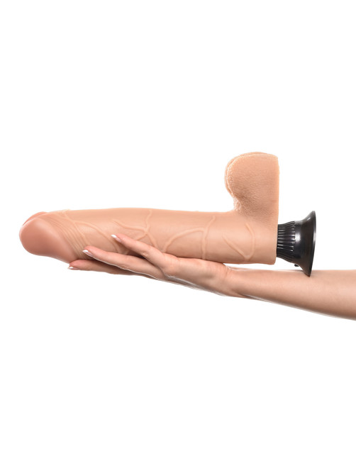 Гигантский фаллос с вибрацией на присоске Real Feel Deluxe №11