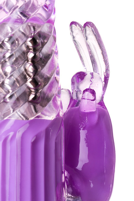 Ротационный вибратор с клиторальным зайчиком A-Toys High Tech Vibrator (8 режимов вибрации, 4 ротации)