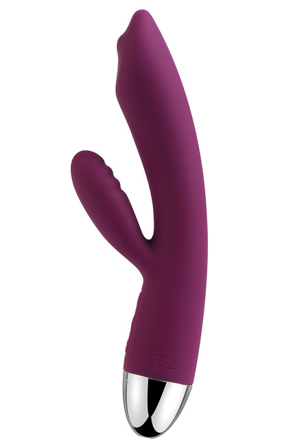 Перезаряжаемый вибратор для G-стимуляции с двигающейся головкой TRYSTA