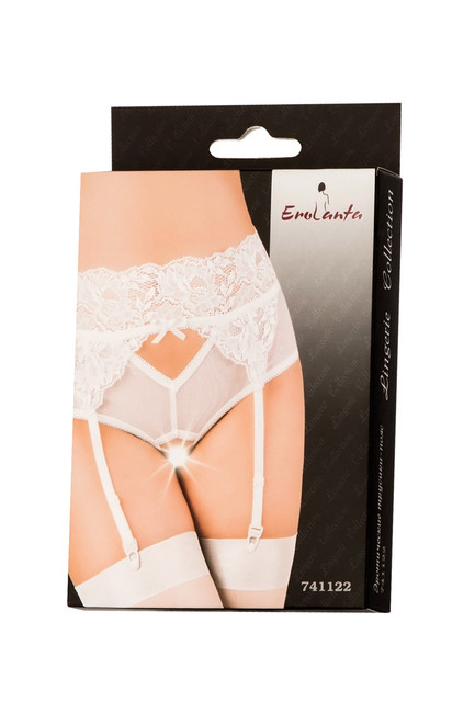 Эротические кружевные трусики-пояс c высокой посадкой  (42-44)