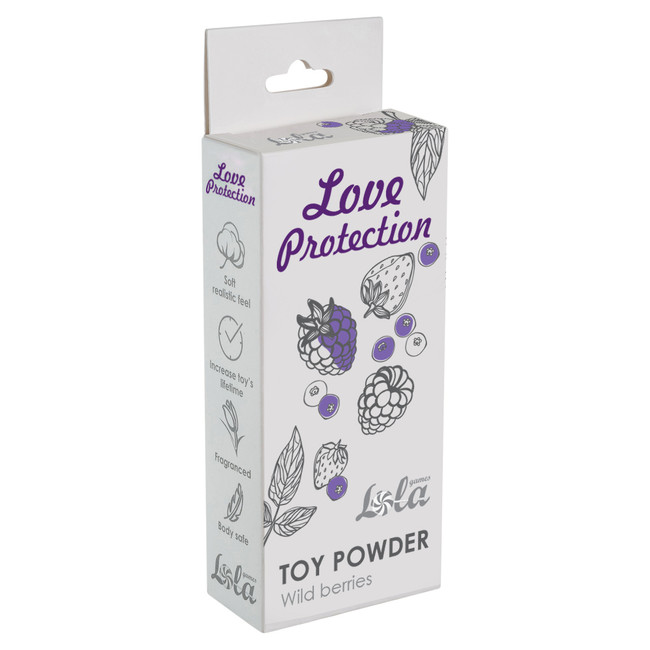 Пудра для игрушек ароматизированная Love Protection Лесные ягоды 15 гр